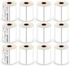4x6 Direct Thermal Shipping Labels, 2640 Labels/12 Rolls, Compatible with Dymo 4XL 1744907, 1755120, Smudge-Resistant and Permanent Adhesive Direct Thermal Labels, BPA Free