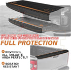 TripleAliners Compatible with Chevy Silverado & GMC Sierra 2500HD/3500HD 2020-2026 Multi-pro Tailgate Mat with Tailgate Cap Top Protector Full-Coverage Truck Bed Cover Liner Replacement