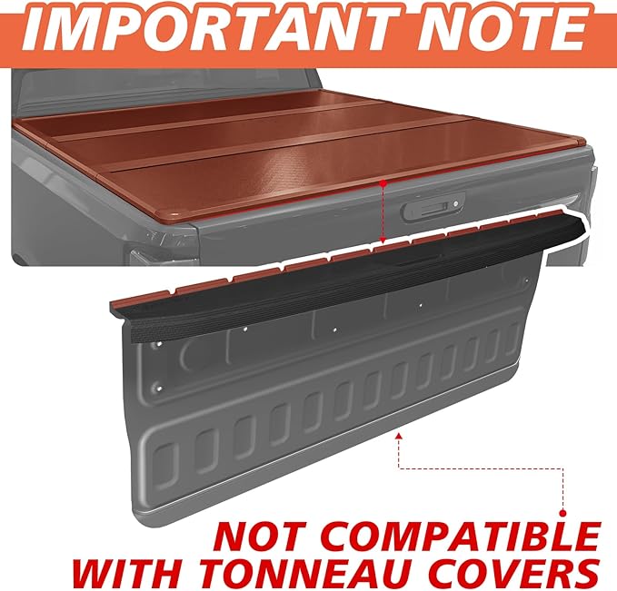 TripleAliners Compatible with Chevy Silverado & GMC Sierra 2500HD/3500HD 2020-2026 Multi-pro Tailgate Mat with Tailgate Cap Top Protector Full-Coverage Truck Bed Cover Liner Replacement