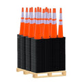 360 Pack 36" Orange Traffic Cones with Black Base – Large Bulk Road Safety Cones for Construction, Commercial, and Event Use (360, Orange, 36 Inch)