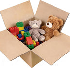Double Wall Large Packing Boxes for Moving,12 Pack Heavy Duty 20" x 20" x 15" Cardboard Moving/Shipping Boxes for Home,Office,Warehouse (20" x 20" x 15" with Handle)