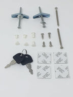 Medicine Cabinet Safe-Barrel Key Lockbox