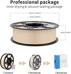 iSANMATE ASA Filament 1.75mm Skin 1KG, UV & Weather Resistant 3D Printer Filament Perfect for Outdoor Functional Parts, Dimensional Accuracy +/- 0.02mm, 1kg Spool (2.2lbs)
