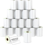 BETCKEY - 4" x 3" (102 mm x 76 mm) Shipping & Multipurpose Labels Compatible with Zebra & Rollo Label Printer,Premium Adhesive & Perforated [20 Rolls, 10000 Labels]