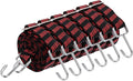 uxcell 6Pcs Adjustable Bungee Cords with Hooks, 79 Inch Flat Heavy Duty Elasticity Straps Rubber Bungee Cords with Buckle for Outdoor, Camping, Tarp, Bike Rack, Luggage, Black Red