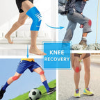 Extended Leg Knee Ice Pack Wrap for Injuries Compression, Reusable Soft Gel Freeze Knees Brace for Swelling, Replacement Surgery, Cold Compress Therapy for Arthritis, Meniscus Tear and ACL