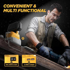 2Pack 6000 Lumen LED Work Light Compatible with Dewalt 20V Max Battery, Cordless Jobsite Flood Light with Dual USB-A Charging Ports, Bright Portable Outdoor Flashlight (Battery Not Included)