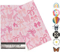 6x9 Poly Mailers – Coquette Bows Design – Waterproof, Tear-Resistant Shipping Bags with Adhesive Seal – 100 Pack – Package Mint