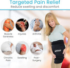 Arctic Flex Large Ice Packs for Injuries Reusable (17" x 12") Durable Gel Soft Ice Pack for Injuries Relief, Hot/Cold Therapy - Flexible Cold Packs, Adjustable for Back, Knee or Shoulder Pain Relief