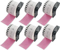 BETCKEY - Continuous Labels Replacement for Brother DK-2223 (1.9 in x 100 ft), Compatible with Brother QL Label Printers [6 Rolls/Continuous Labels, Pink]