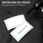 500 Removable Freezer Labels, 2x3 inches Water Oil Waterproof Stickers to Write on for Bottles Canning Containers Jars Pantry Organization Paper Name Clothes Tags Box Storage Bins Daycare, 3 Color