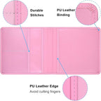 Wisdompro Small Car Registration and Insurance Documents Holder - Premium PU Leather Vehicle Glove Box Paperwork Wallet Case Organizer for ID, Driver's License, Key Contact Information Cards