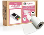 Compatible Clover Compact Countertop POS Thermal Receipt Paper 2 1/4 x 55 (20 rolls)