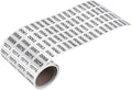 MECCANIXITY 1 to 1000 Consecutive Number Stickers Inventory Label Black Numbers for Office Warehouse Numbering Classification