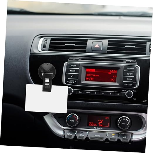 Mikinona 1 Pair Car Suction Cup Clamp Car Mounted Clamp Car Accessory Car Supply Car Note Pad Holder Memo Windscreen Holder Parking Permit Holder Suction Car Clamp Cars Glasses Car Clip PVC