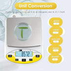 CGOLDENWALL High Precision Lab Scale Laboratory Analytical Electronic Balance Digital Precision Scale Pharmacy Jewelry Scale 110V Calibrated(2000g, 0.01g)