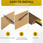 Floor Cord Cover 10FT Cord Covers for Wires on Floor Protect Wires & Prevent Trip Hazards, Easy to Cut for Home, Office, School, Concerts, Cavity W0.6in x H0.32in