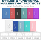 White Small Poly Bubble Mailers 6x10 inch #0 | Self Seal Padded Envelopes | Cushioned Bubble Mailer | Usable Size 6x9 | WaterProof | Lightweight mailing Shipping Bags | 500 Pack Bulk