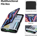 Clipboard with Storage Box & Pen Holder,Heavy Duty Clip Boards 8.5x11 for Nursing,High Capacity,School & Office Supplies,Galactic Dragon