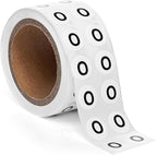 1000pcs Letter O Stickers, 0.5" Letter Sticker Dot Labels for Organization, Inventory, 1000/roll