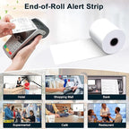 (200 Rolls) 2 1/4 x 50 Thermal Paper Rolls- Credit Card Receipt Paper - BPA-Free, Compatible with Clover Flex, Square Terminal and More