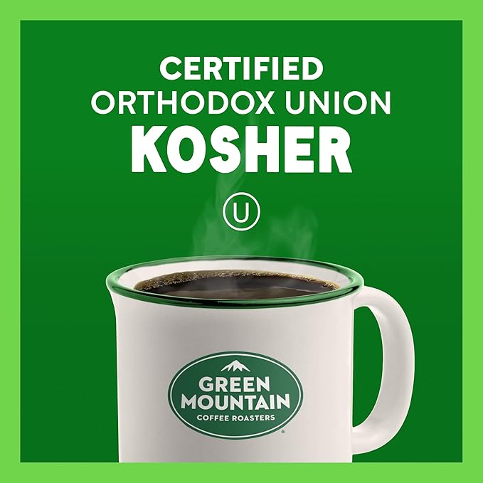 Green Mountain Coffee Roasters Caramel Vanilla Cream, Single-Serve Keurig K-Cup Pods, Flavored Light Roast Coffee Pods, 32 Count