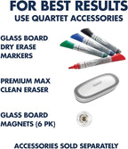 Quartet Dry Erase Board, Magnetic Whiteboard 36" x 24", Glass Board for Wall, Infinity, Brilliance White (G23624W)