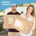 souG 100Pcs Self Adhesive Display Pockets - 8.5 x 11 Inch Paper Sleeves for Wall and Door Communication, Clear Adhesive Sheet Protectors for Office, School, Box Posting Signs