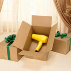 CRUGLA 40 Packs 10x7x5 Shipping Boxes for Small Business, Corrugated Cardboard Boxes Bulk for Shipping Packing Mailing