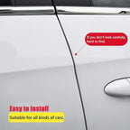 MYFAMIREA Car Door Transparent Seal Strip Door Edge Cover Guard Strips Entry Sill Guard Scuff Plate Protectors Invisible Universal Anti-Scratch Waterproof Tape for Rear Bumper (33Ft x 1.2In)