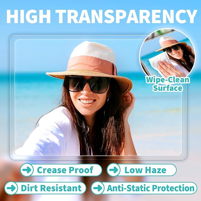 Binditek 50 Pack 5 Mil Thermal Laminating Pouches, 9x11.5 Inches Laminating Sheets, for Letter Size, Ultra Clear, Glossy, Hold 8.5x11 Inches, Heat Seal, School Office Supplies