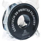 Geeetech PLA 3D Printer Filament, PLA 3D Printer Filament 1kg Spool(2.2lbs) Dimensional Accuracy +/- 0.02 mm, 3D Printing Filament Fits for Most FDM 3D Printers, Grey