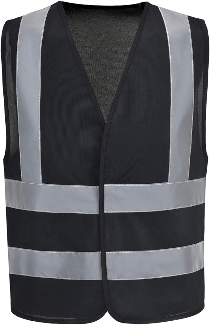 AYKRM 12 colour High visibility viz vest hi vis viz reflective work construction safety vest (XS-8XL)