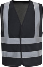 AYKRM 12 colour High visibility viz vest hi vis viz reflective work construction safety vest (XS-8XL)