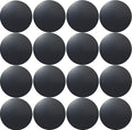 SALEX Replacement Metal Plates Set for Magnetic Car Phone Holders, Wall & Air Vent Mounts, Cases, Magnets. Kit of 16 Black Round Iron Discs Without Holes. 3M Adhesive Backing. Steel Sheets 16 Pack.