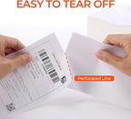 MUNBYN Thermal Direct Shipping Label (Pack of 500 4x6 Per Fanfold Labels) - Commercial Grade
