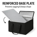 Additional Bottom Plate 2-Pack XXXL Insulated Food Delivery Bag Cooler Bags Keep Food Warm Catering Therma for doordash Catering Cooler Bags Keep Food Warm Catering