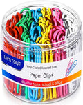 Paper Clips?100PCS Paper Clips Large 2 Inch (50mm), Durable & Rust Resistant Colored Paper Clips Ideal for Office School and Personal Document Organization