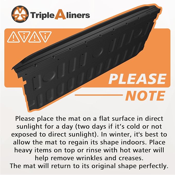 TripleAliners Compatible with Ford Maverick & Hybrid Model 2022-2025 2026 Tailgate Accessories Tailgate Mat with Tailgate Cap Top Protector Full-Coverage All Weather Truck Bed Cover Liner Replacement