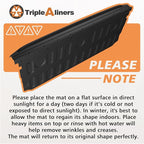 TripleAliners Compatible with Ford Maverick & Hybrid Model 2022-2025 2026 Tailgate Accessories Tailgate Mat with Tailgate Cap Top Protector Full-Coverage All Weather Truck Bed Cover Liner Replacement