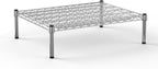 24''W x 30''L x 8''H Chrome Plated Wire Dunnage Rack | Off The Floor Storage
