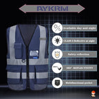 6XL 7XL 8XL navy amazon safety vest for man
