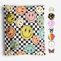 10x13 Poly Mailers – Smiles Checkerboard – Waterproof, Tear-Resistant Shipping Bags with Adhesive Seal – 50 Pack – Package Mint