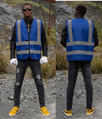 zojo High Visibility Reflective Vests,Adjustable Size,Lightweight Mesh Fabric, Wholesale Safety Vest for Outdoor Works