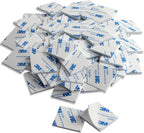 UPINS 120 Pack Square Double Sided Foam Tape Strong Pad Mounting Adhesive Tape (White)