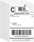 L LIKED 500 Pre-Cut 4x6 Sheet Shipping Labels for Laser & Inkjet Printers, Single Sheet, Self Adhesive Address Mailing Postage Stickers (500 PCS)