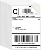L LIKED 500 Pre-Cut 4x6 Sheet Shipping Labels for Laser & Inkjet Printers, Single Sheet, Self Adhesive Address Mailing Postage Stickers (500 PCS)