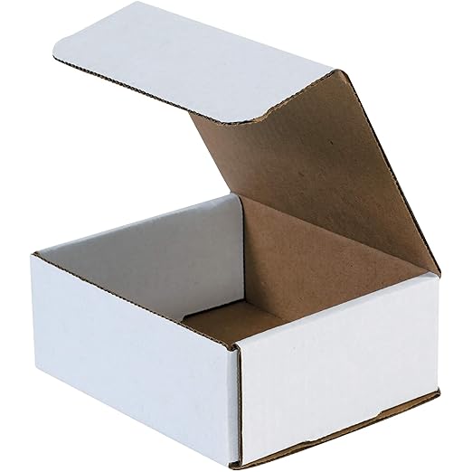 Box USA BMRX6XL 6 3/16"L x 5 3/8"W x 2 1/2"H, White (Pack of 50)
