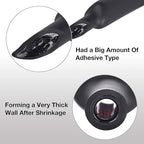 XHF UL Listed 5/16 Inch 55Ft 3:1 Waterproof Heat Shrink Tubing Roll Marine Grade Adhesive Lined Heat Shrink Tube, Insulation Sealing Oil-Proof Wear-Resistant Black