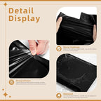 Fuxury Poly Mailers Large 24x36" 25 Pcs, XXL Shipping Bags Bulk for Clothing, Strong Adhesive Shipping Envelopes for Small Business Suppliers,Waterproof Mailers 2.5mil Poly Bag Mailing Envelopes Black